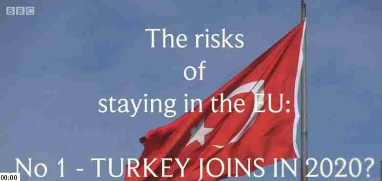 Real danger from Turkey entering the EU